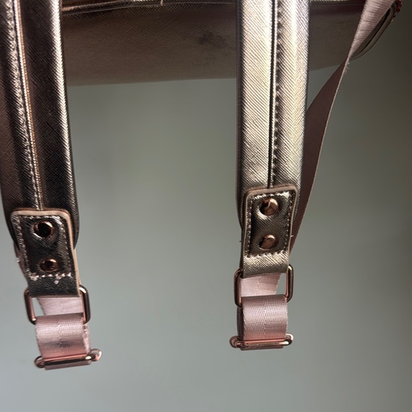 Loungefly Rose Gold Disney Backpack with Bow - Picture 5 of 8